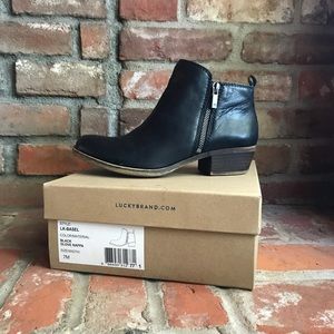 Black Lucky Brand booties